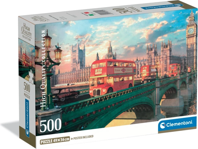 Clementoni Puzzle London – Westminster Bridge 500 Teile