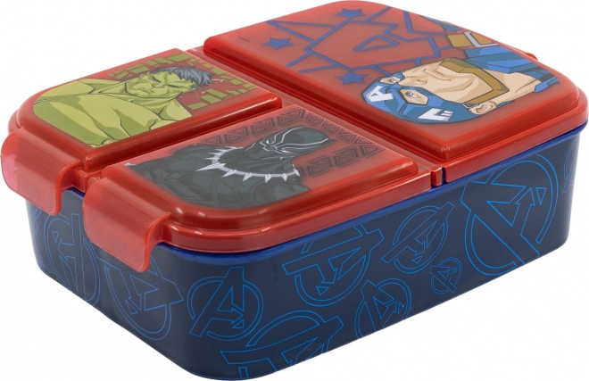 Brotdose Avengers mit mehreren Fächern