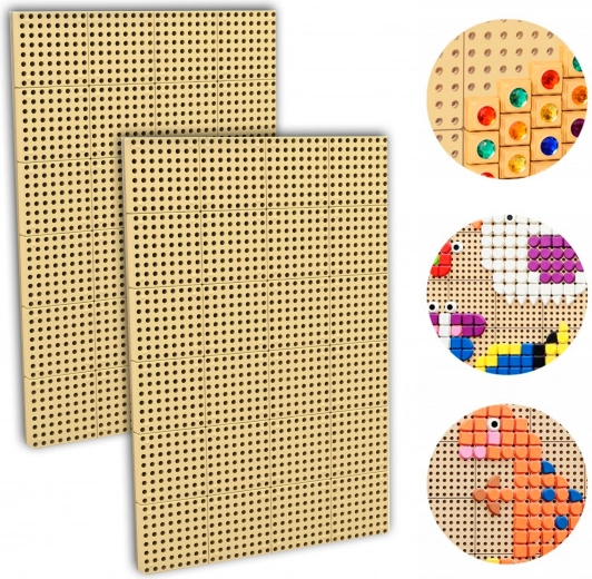 MASTERKIDZ kreative STEM-Wandtafel – Set mit 2 Stück + Montagepanel 120 × 80 cm