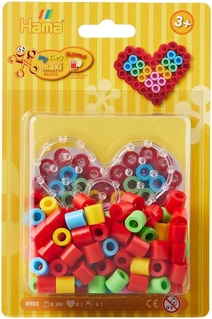 Hama Maxi Bügelperlen-Set Herz