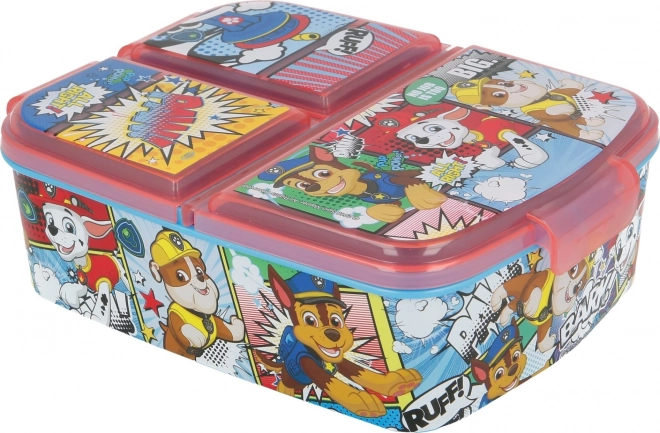 Kinder-Multi-Snackbox PAW PATROL mit drei Fächern