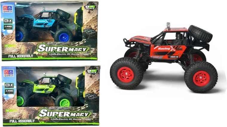 Ferngesteuertes Offroad-Truggy 1:20 mit Ladegerät