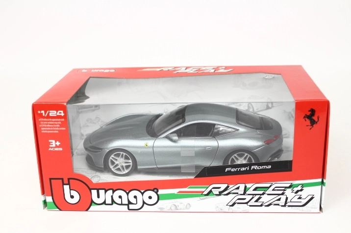 Bburago Ferrari Roma graues Automodell im Maßstab 1:24