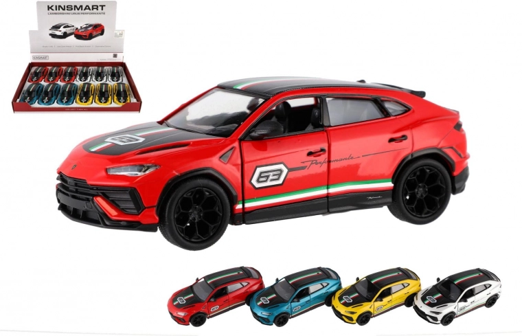 Auto Lamborghini Urus Performante 1:40 Metall 13 cm 4 Farben mit Rückzugsmotor