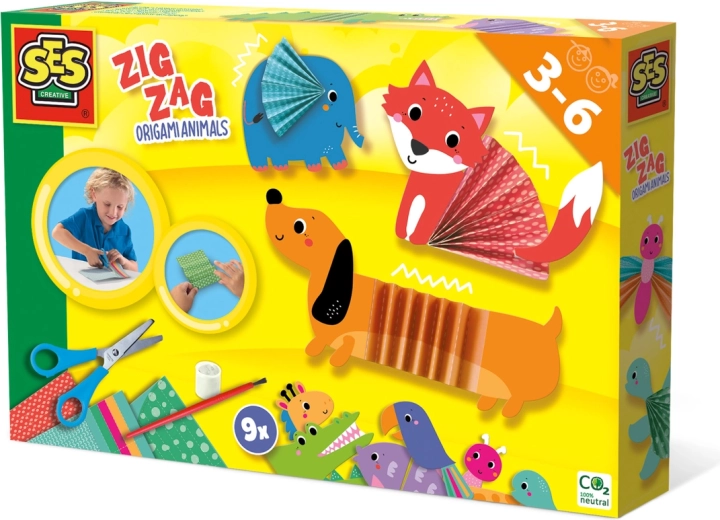 Origami-Tiere Zickzack