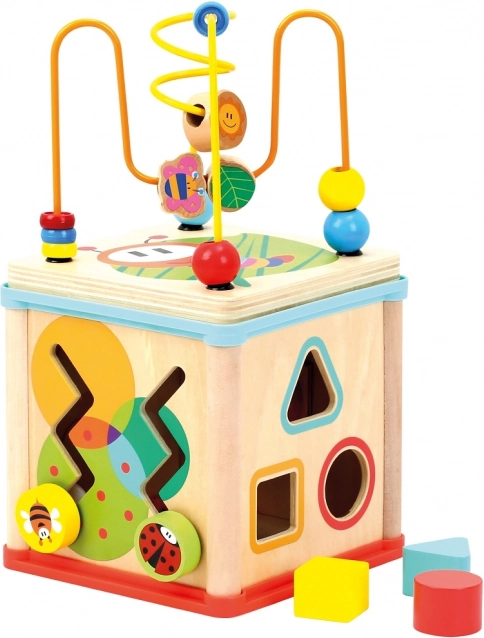 Bino motorischer Spielwürfel mit Uhr