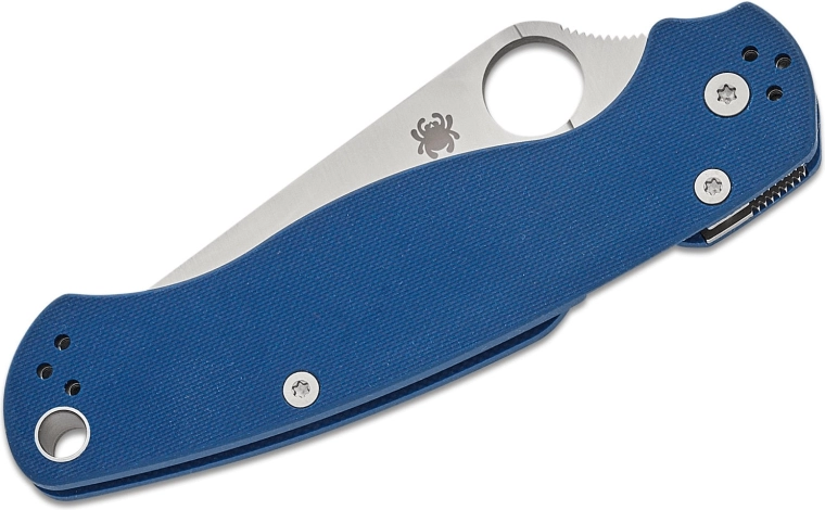 Premium-Klinge aus CPM‑SPY27 mit Satin-Finish