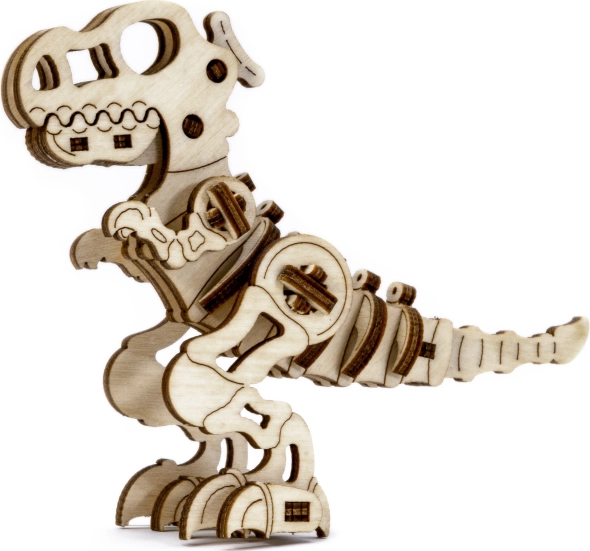 Holz-3D-Puzzle T‑Rex WOODEN CITY, 42 Teile