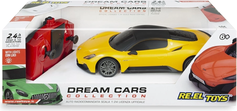 Maserati MC20 RC-Auto mit Fernsteuerung 1:24 gelb 17 cm – 1 Stück