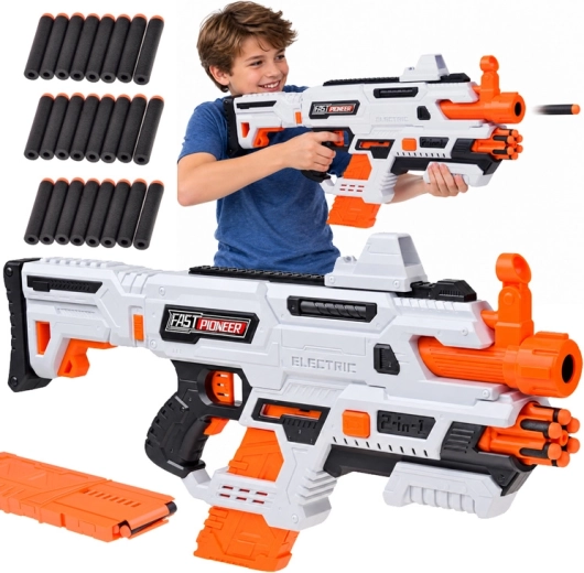 Elektrischer und manueller 2-in-1-Blaster für Schaumstoffpfeile