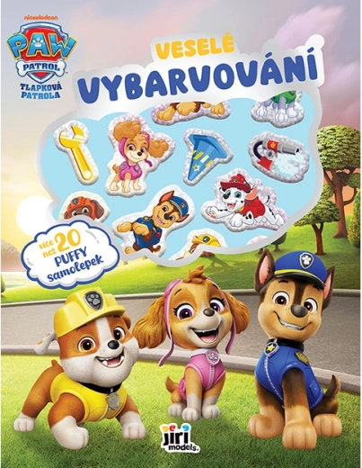 Fröhliches Ausmalen mit tollen Stickern – Paw Patrol