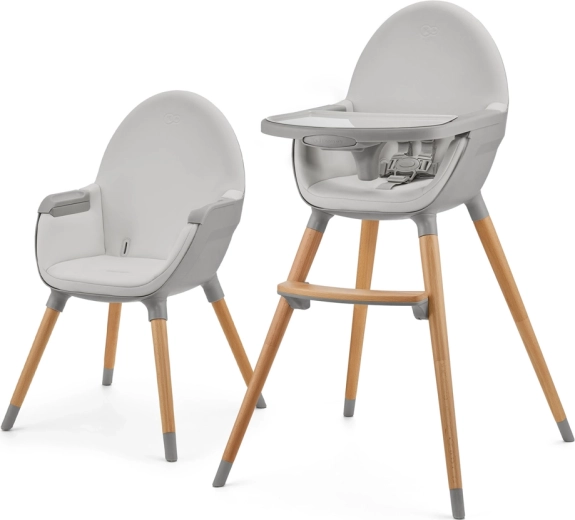 Kinderkraft Essstuhl 2-in-1 Fini 2 grau