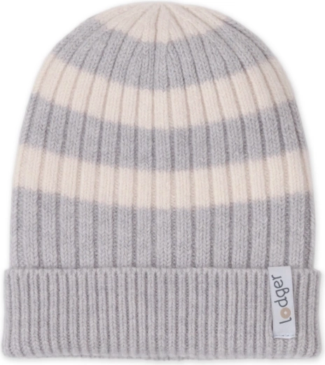 LODGER Stripe Merino Storm Strickmütze für Kinder von 1–2 Jahren