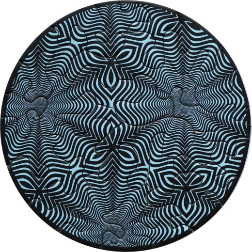 Curiosi rundes Mini-Puzzle Picoli Blume 33 Teile