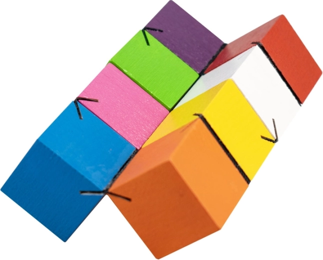 Bunte Ausführung aus Holz