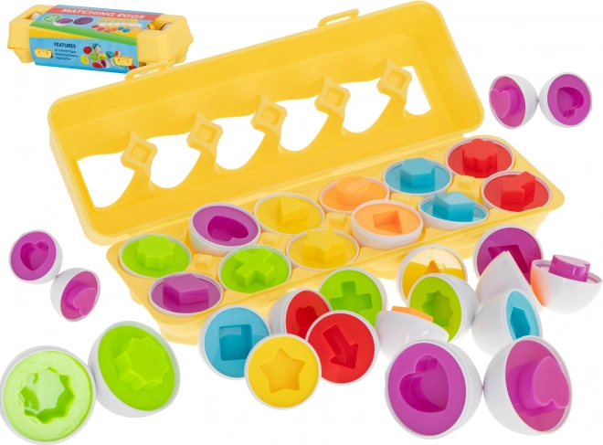 Bildungspuzzle Ei für Kinder - Formerkennung