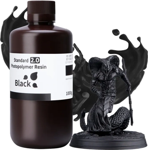 ELEGOO Standard 2.0 schwarze Photopolymerharz