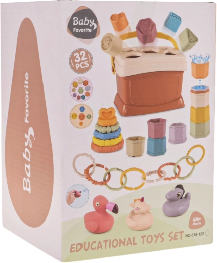 Kinderset mit Formen und Sortierer