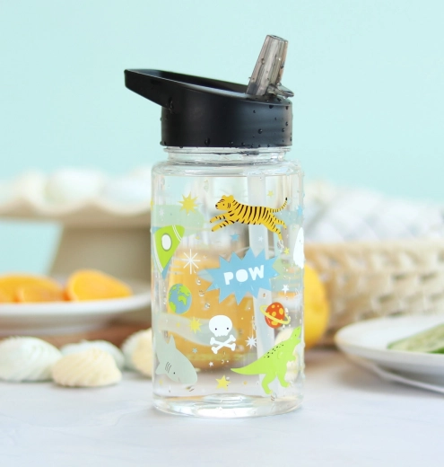 A Little Lovely Company Kinder-Trinkflasche – Weltraum