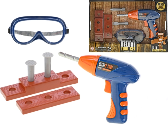 Kinder-Werkzeugset mit Bohrmaschine, 8 Teile