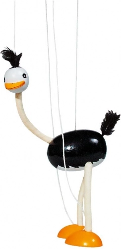 Holzmarionette Strauß