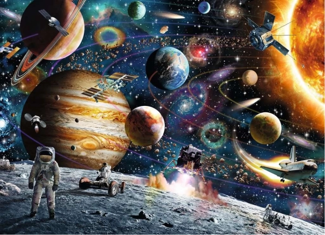 Puzzle Astronaut im Weltraum 60 Teile