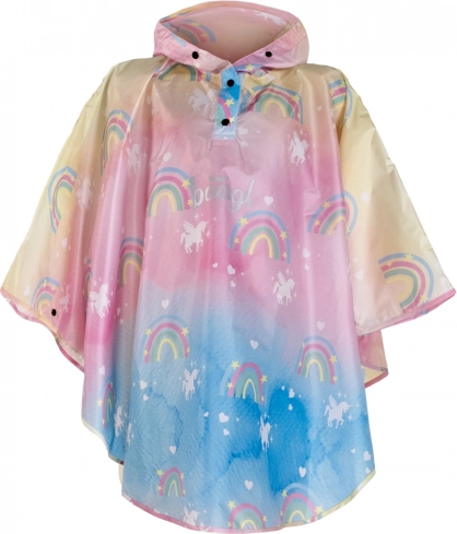Kinder-Regenponcho mit Einhornmotiv BAAGL XS (90–110 cm)