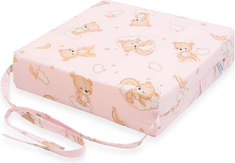 Kindersitzerhöhung für Stuhl NEW BABY Basic Bear rosa