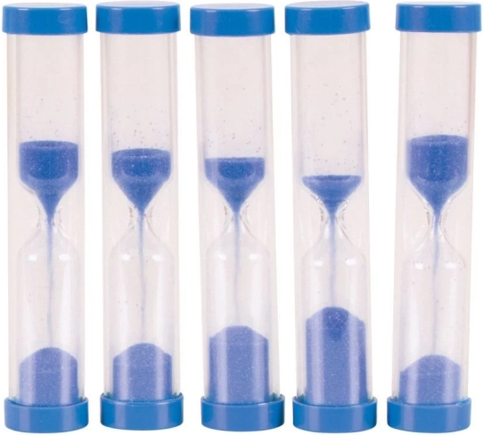 Bigjigs Toys Sanduhr 5 Minuten Blau