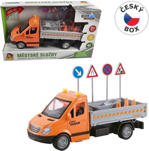 Städtischer Service-Lkw mit Schwungrad 24 cm