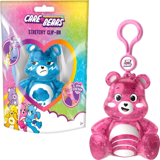 Care Bears Squishy-Anhänger mit Clip – Zufallsvariante – 1 Stück