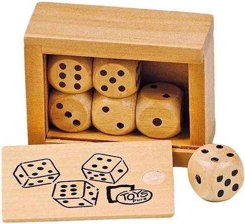 Holzwürfel in einer Schachtel - GOKI