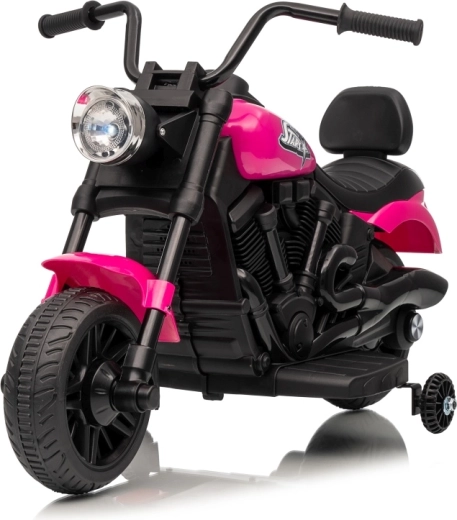 Elektrisches Kinder-Motorrad STAR, rosa