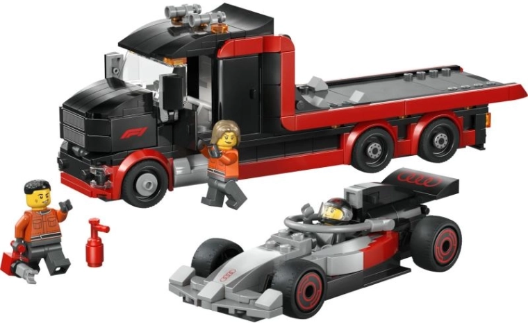 Lkw mit klappbarem Hubmechanismus