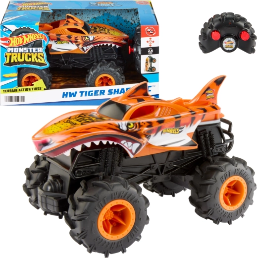 Hot Wheels Monster Trucks Tiger Shark RC ferngesteuert