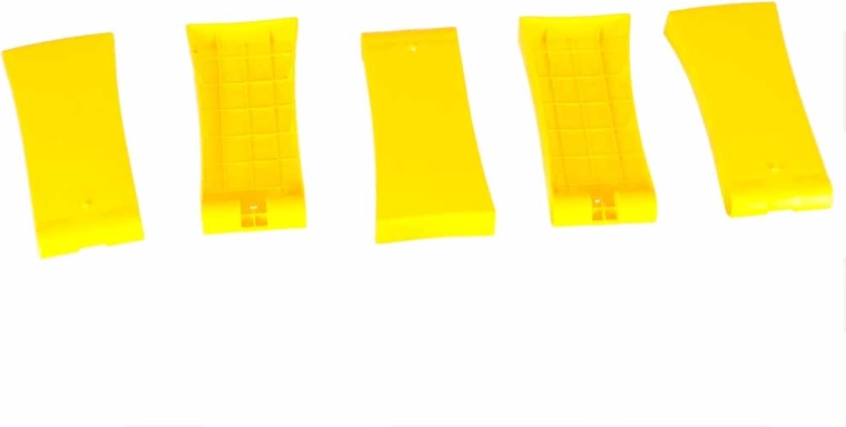 Stabile Konstruktion mit Standfüßen für das Spiel im Freien