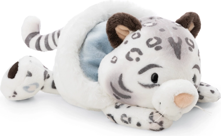 Plüsch-Schneeleopard Eleni Snowbell von NICI GREEN, liegend 20 cm