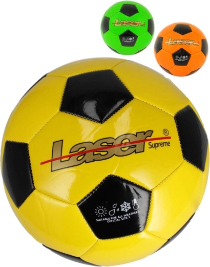 Neonfarbener Fußball Laser Gr. 5 - 1 Stück