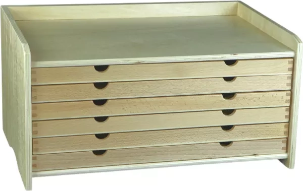 Praktische Schubladen mit Eingriffen