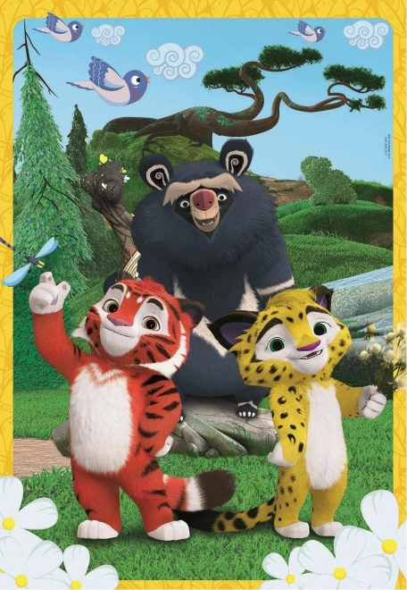 CLEMENTONI Puzzle Leo und Tig 104 Teile