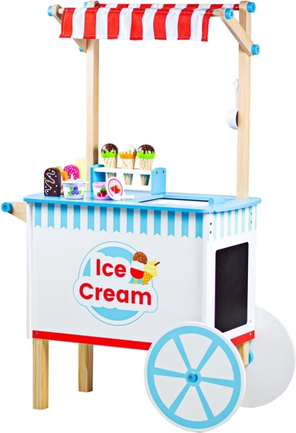 BIGJIGS TOYS Holz-Eiswagen