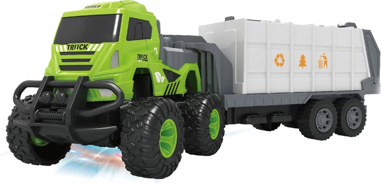 Ferngesteuerter Abschleppwagen mit Aufräumfunktion