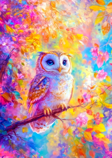 Enjoy Puzzle Pastell-Eule 1000 Teile