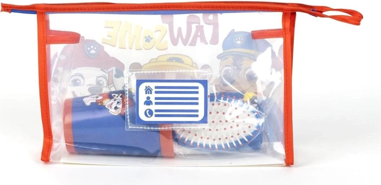 Transparente Tasche mit Reißverschluss für unterwegs