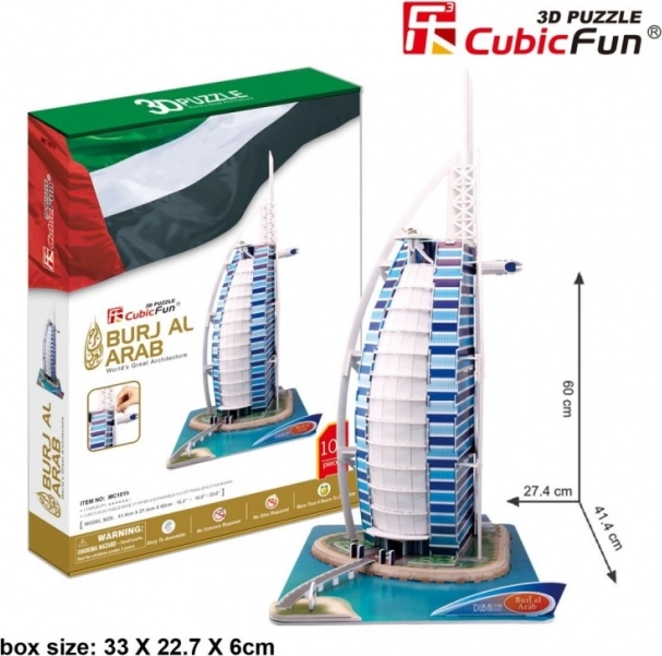 CubicFun 3D-Puzzle Burj al Arab, 101 Teile