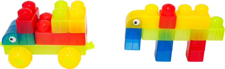 Fahrzeuge und Figuren bauen