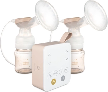 Canpol babies Doppelte elektrische Milchpumpe 2-in-1 mit Nasenaufsatz ExpressCare
