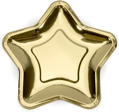 Goldener Metallic-Glanz, der den Tisch zum Strahlen bringt