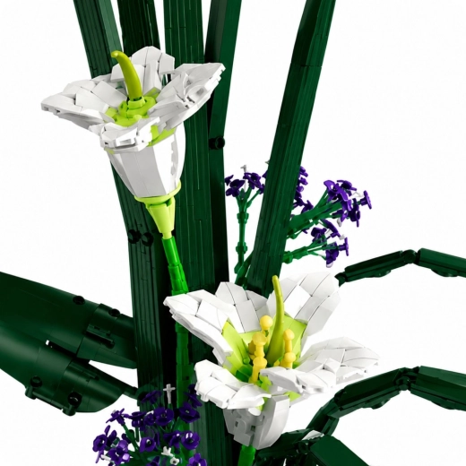 Realistische Lilien als Design-Dekoration