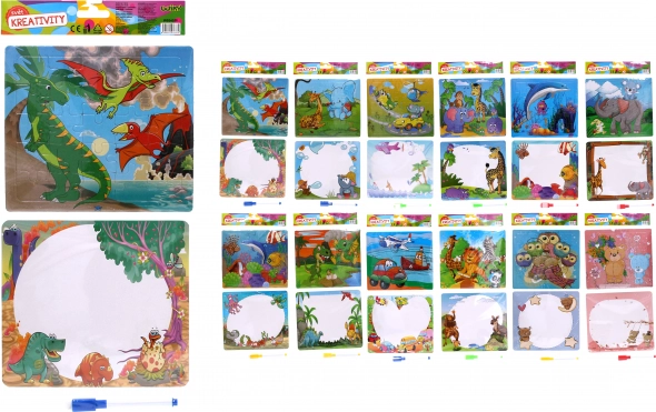 Kreativ-Set – Puzzle + 1 Stift
